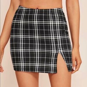 Plaid skirt